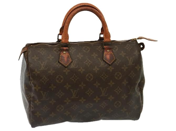 LOUIS VUITTON Borsa a Mano Monogram Speedy 30 M41526 LV Auth 77883 Monogramma Tela  ref.1431862