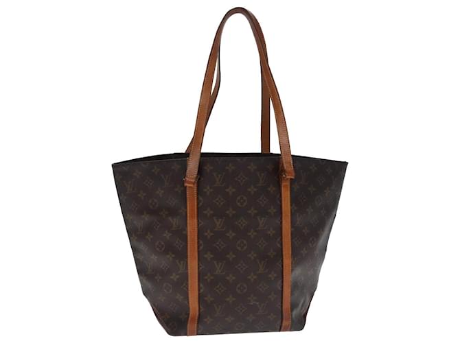 LOUIS VUITTON Monogram Einkaufstasche M51108 LV Auth ac3037 Monogramm Leinwand  ref.1431895