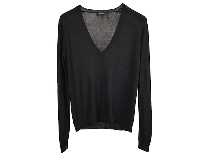 Theory outlet V-Neck Wool Blouse