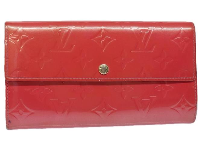 LOUIS VUITTON Vernis Geldbörse Sarah Wallet Fran Boise M9140F LV Auth 78867 Lackleder  ref.1432093