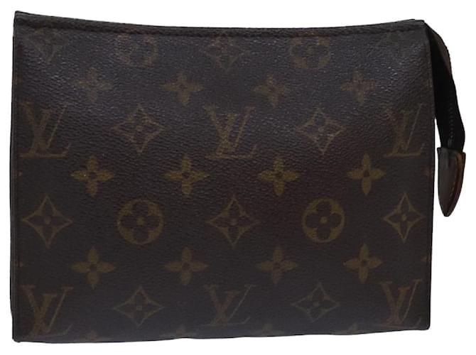 LOUIS VUITTON Monogram Poche Toilette 19 Pouch M47544 LV Auth 78664 Cloth  ref.1432117