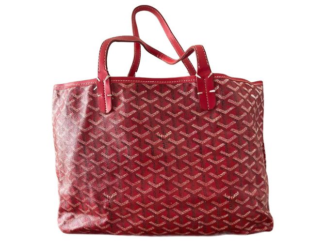 Goyard Red Goyardine Saint Louis PM