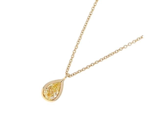 Collier Pendentif Elsa Peretti Diamonds by the Yard en or jaune 18K de Tiffany & Co.  ref.1432677