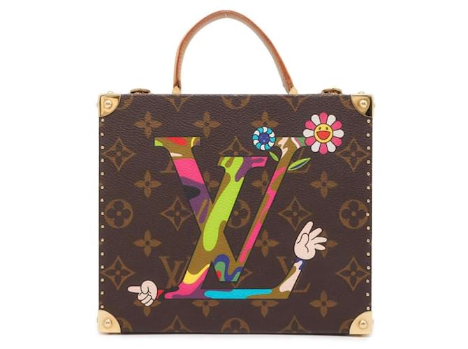 Louis Vuitton Monogram Takashi Murakami Schultertasche Braun  