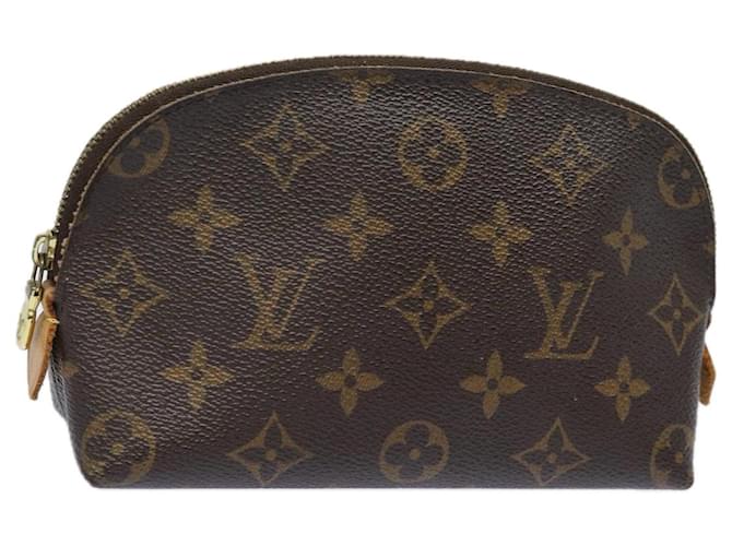 LOUIS VUITTON Monogram Pochette Cosmetic PM Cosmetic Pouch M47515 LV Auth 77562 Cloth  ref.1432881