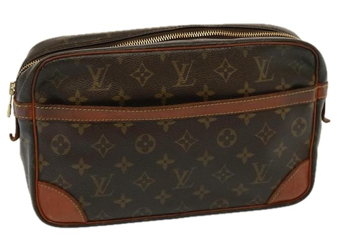 LOUIS VUITTON Monogram Compiegne 28 Clutch Bag M51845 LV Auth 77579 Cloth  ref.1432991