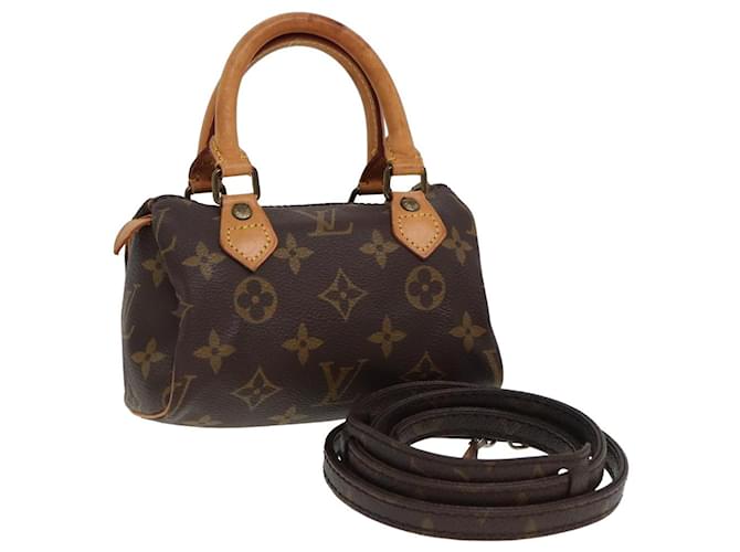 LOUIS VUITTON Sac à main Mini Speedy Monogram M41534 LV Auth 78005 Toile Monogramme  ref.1433035