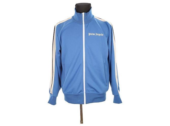 Palm Angels Blaue Jacke