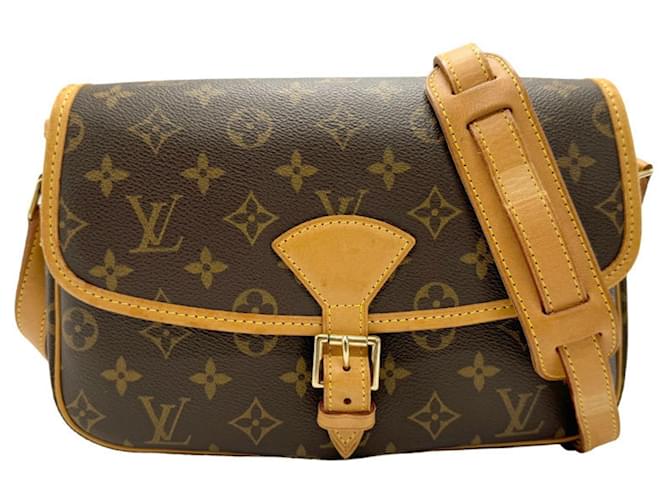 Louis Vuitton Sologne Brown Cloth  ref.1433147