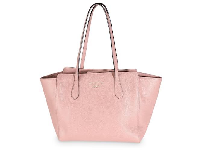 Gucci Petit Sac Swing en Cuir de Veau Rose Dollar  ref.1433250