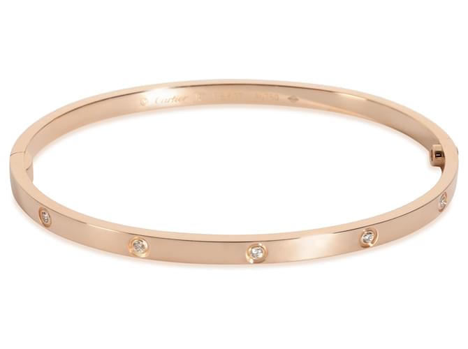 Cartier Love Bracelet, Small Model, Diamonds (Rose Gold) Pink gold  ref.1433343