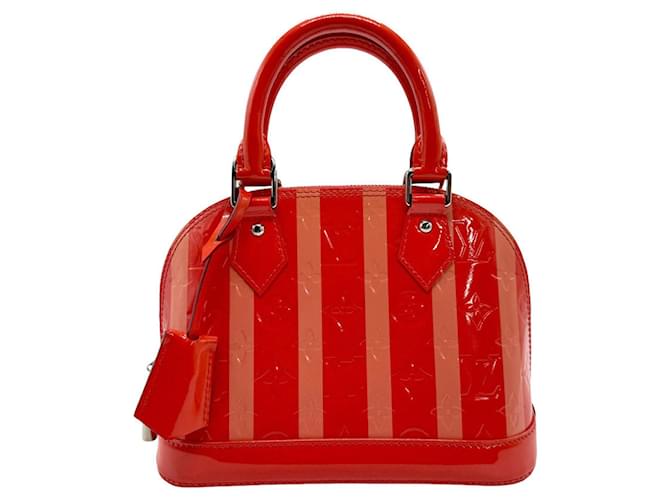 Louis Vuitton Alma BB Cuir vernis Rouge  ref.1433447