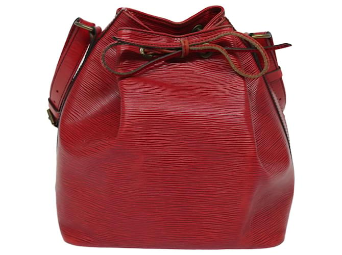 Noe Louis Vuitton Noé Roja Cuero  ref.1433499