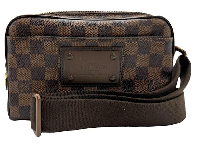 Louis Vuitton Brooklyn Brown Cloth  ref.1433502