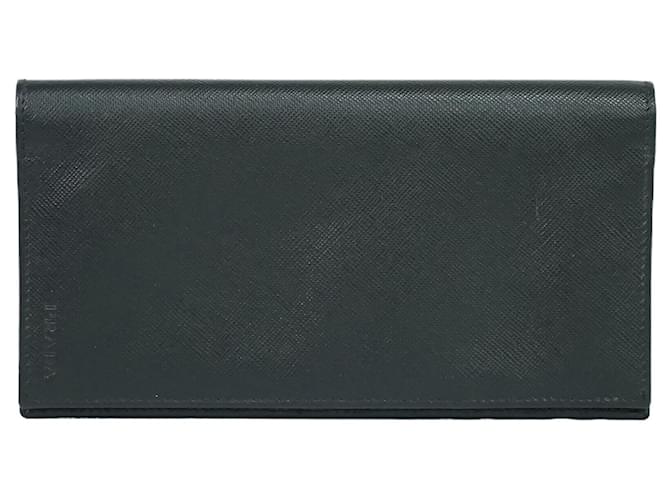 Prada Saffiano Schwarz Leder  ref.1433566