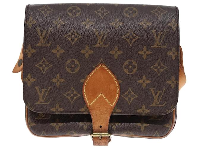 Louis Vuitton Cartouchiere Marrom Lona  ref.1433770