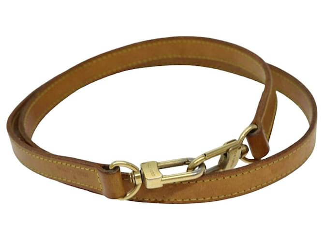 Louis Vuitton Shoulder strap Beige Leather  ref.1433790