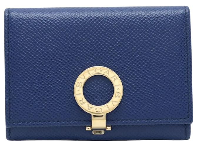 Bulgari Bvlgari bvlgari Cuir Bleu  ref.1433829