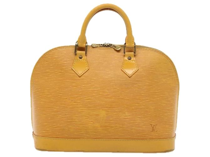 Louis Vuitton Alma Giallo Pelle  ref.1433850