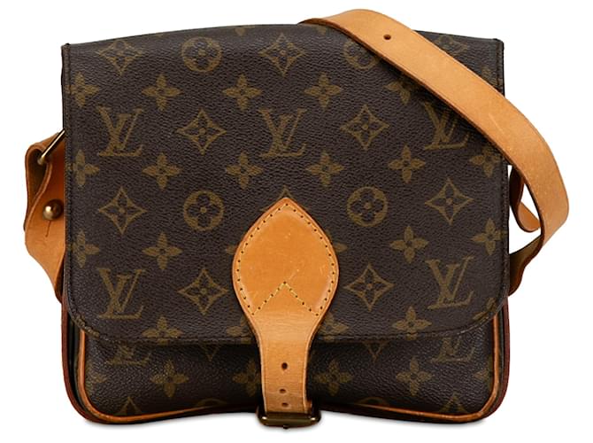 Cartouchiere Cartouchière MM Monogram Marrone Louis Vuitton Pelle Tela  ref.1433964