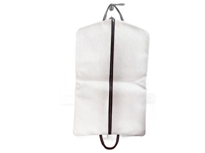 Bolsa de roupas Hermès Paris Bege