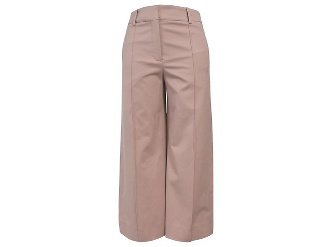 Pantalones de pierna ancha Hermès en algodón rosa