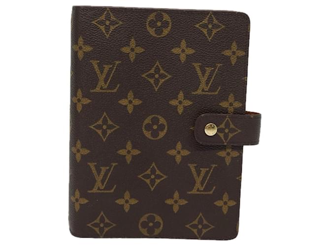 Agenda MM Louis Vuitton Toile Marron  ref.1434472