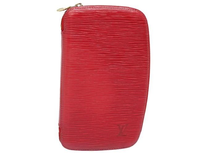 Couverture d'agenda Louis Vuitton Cuir Rouge  ref.1434508