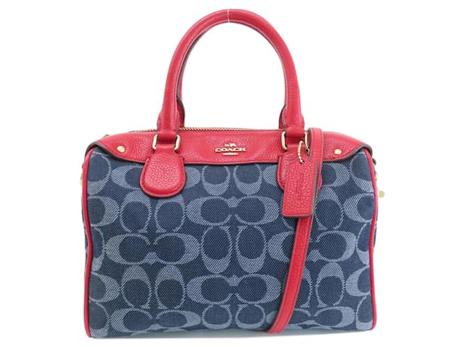 Coach Signature Blue Denim  ref.1434513