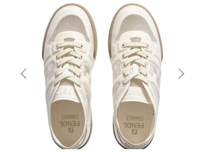Fendi match sneaker mash Crème