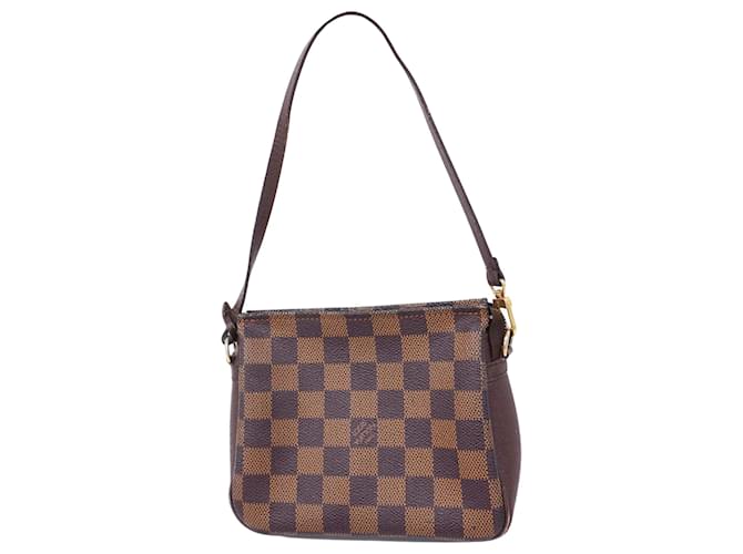 Louis Vuitton Trousse makeup Toile Marron  ref.1434666