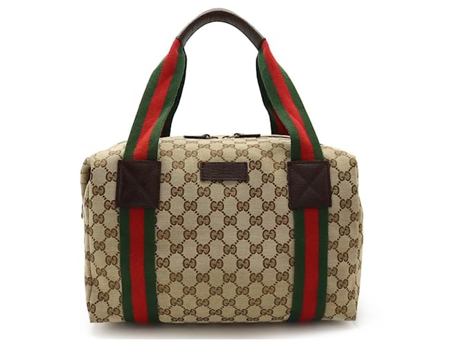 Gucci Ophidia Marrom Lona  ref.1434896