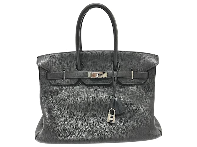 Hermès Birkin 35 Negro Cuero  ref.1434974