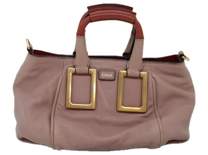 Chloé Ethel Pink Leather  ref.1435003