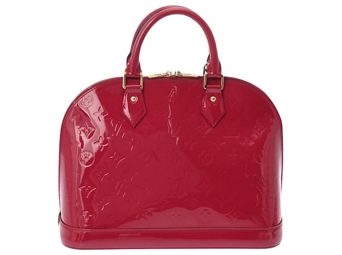 Louis Vuitton Alma Roja Charol  ref.1435078