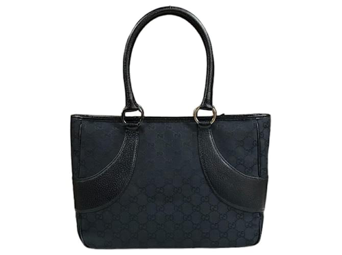 Toile GG Gucci Noir  ref.1435083