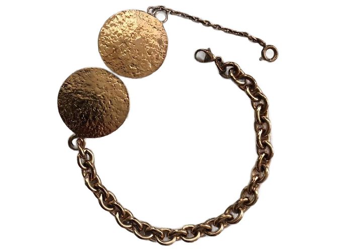 Pulsera Balenciaga de plata dorada Dorado