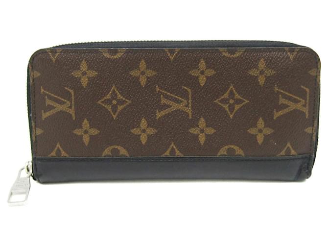 Louis Vuitton Zippy Wallet Vertical Brown Cloth  ref.1435124