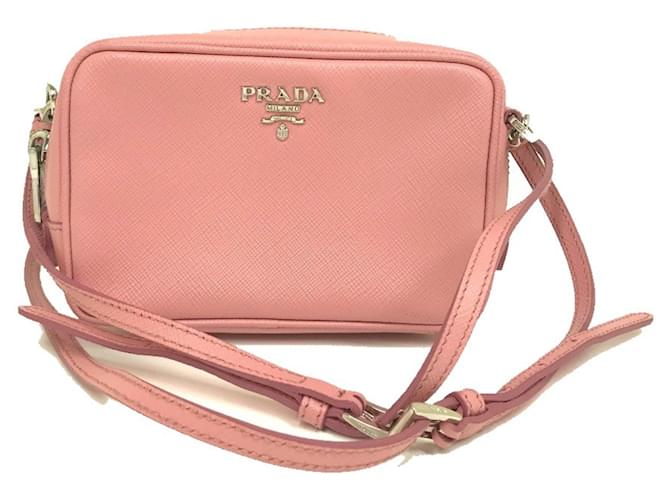 Prada Saffiano Pink Leder  ref.1435321