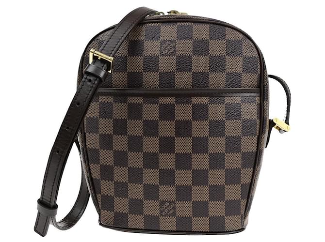 Louis Vuitton Ipanema Castaño Lienzo  ref.1435323