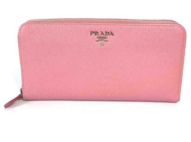 Prada Saffiano Rosa Cuero  ref.1435325