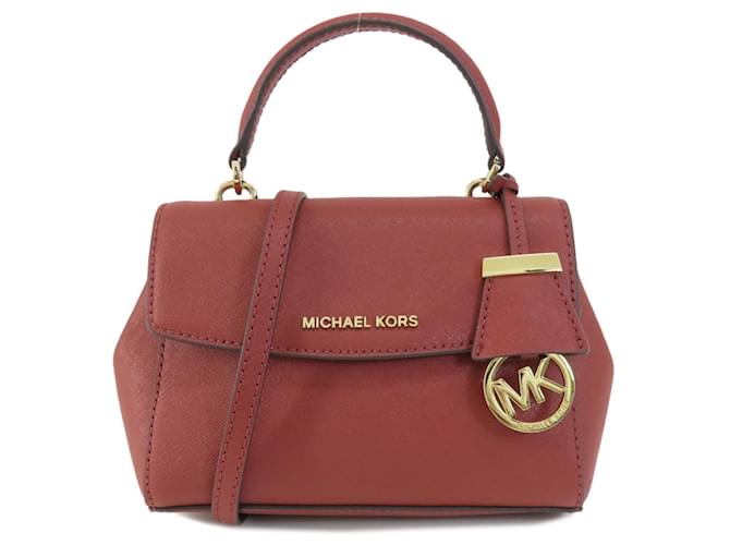 Michael Kors Ava Cuir Bordeaux  ref.1435456