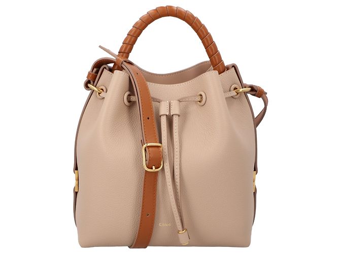 Borsa a secchiello Marcie Beige di Chloé