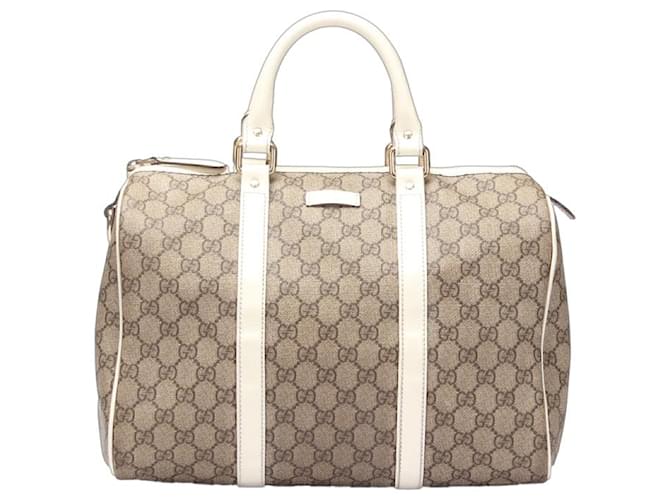 Bolso de mano Gucci GG Supreme Joy Boston Bag de lona 193608 en muy buen estado Lienzo  ref.1435570