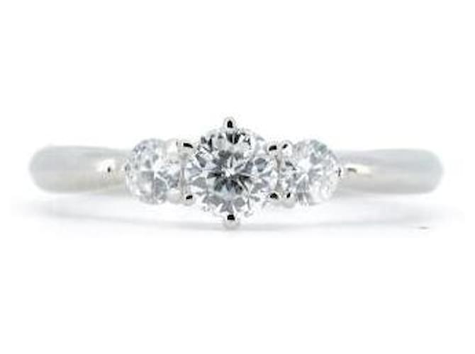 & Other Stories Bague en diamant en platine PT900 d'occasion 0,23 ct 0,16 ct Taille 7 en excellent état Métal  ref.1435624