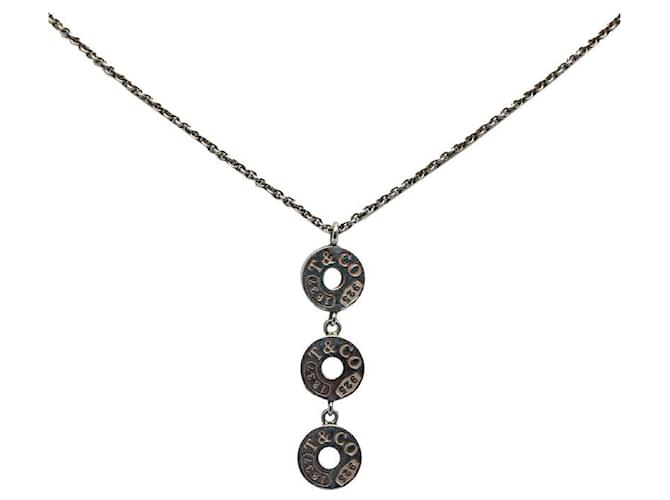 Collier Triple Cercle Tiffany & Co SV925 Argent en Très Bon État Métal Argenté  ref.1435911