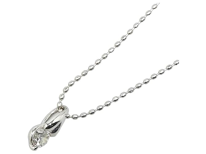 & Other Stories Platinum Pt900 Pt850 Diamond Necklace in Great Condition Metal  ref.1436081