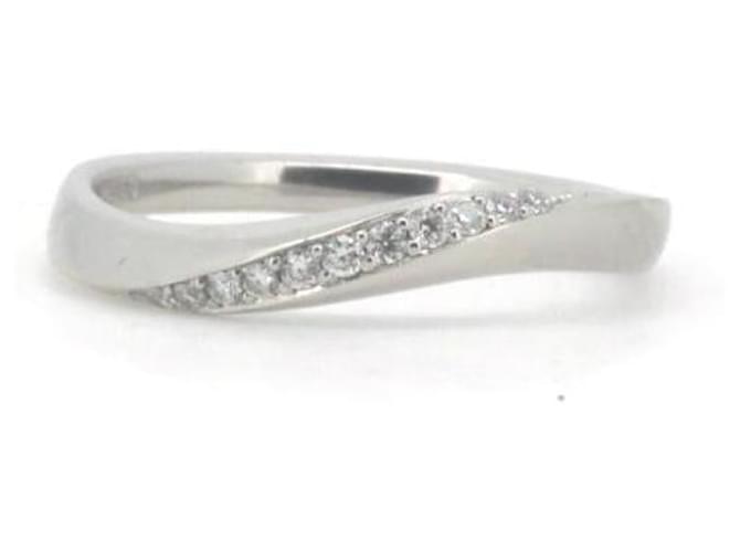 & Other Stories Bague en diamant en platine PT950 d'occasion, taille 7,5 en excellent état Métal  ref.1436348