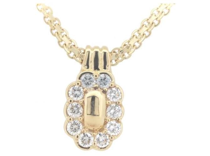 & Other Stories Concord Diamond Necklace 0.60ct K18YG Yellow Gold in Great Condition Golden Metal  ref.1436368