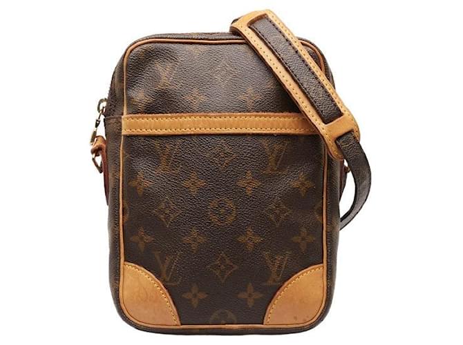 Louis Vuitton Monogram Danube Shoulder Bag M45266 Brown PVC Leather in Good Condition Plastic  ref.1436611